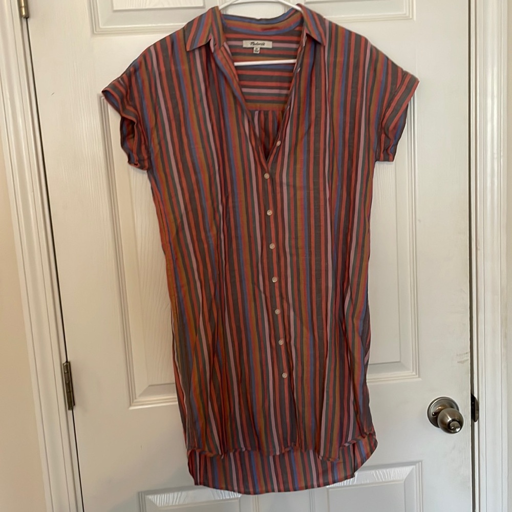 Madewell Button Down Tunic Dress